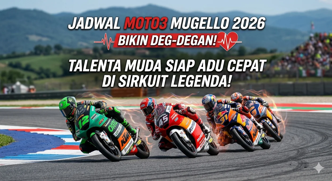 Jadwal Moto3 Mugello 2026 Bikin Deg-Degan